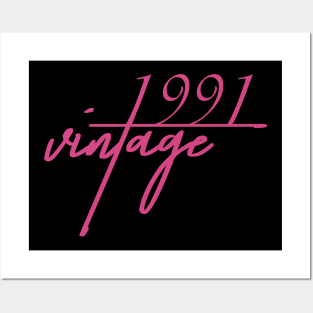 1991 Vintage. 29th Birthday Cool Gift Idea Posters and Art